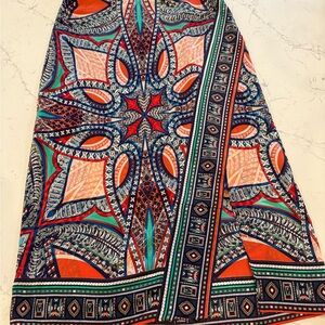 Maeve Multicolor Geometric Midi Dress